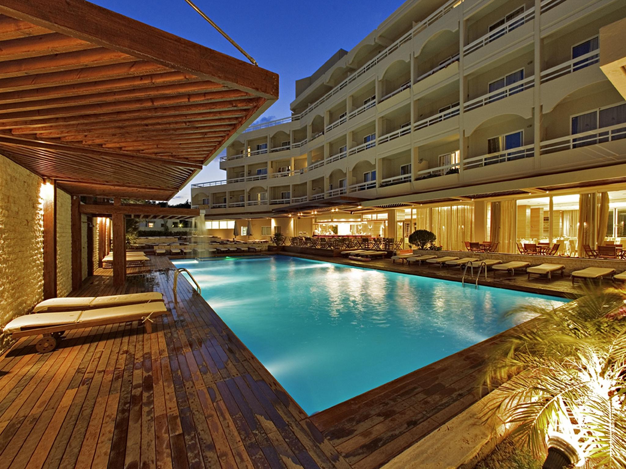 Athineon Hotel Rhodes City Exterior foto